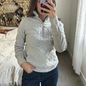 Lululemon Gray Quilted Halfzip | 2